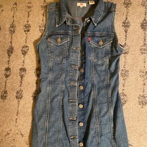 LEVI’S Denim Button Dress
